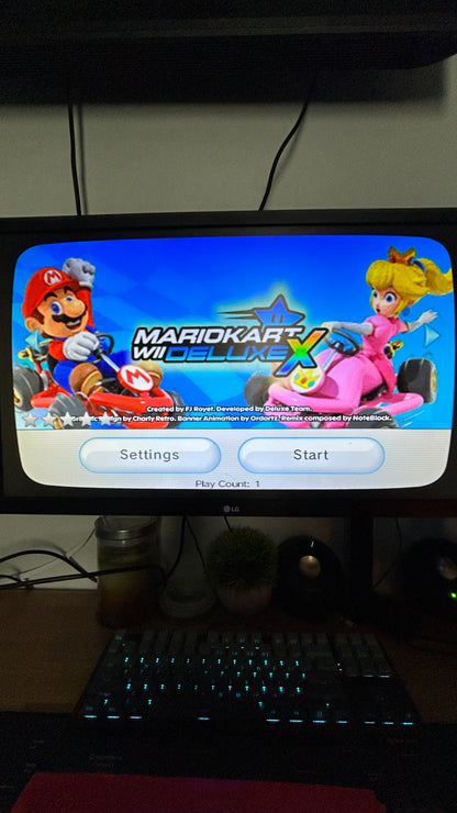 Modded Nintendo Wii Console 256GB Bundle
